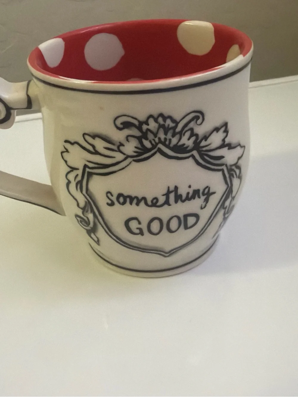 Anthropologie Molly hatch, something good coffee mug